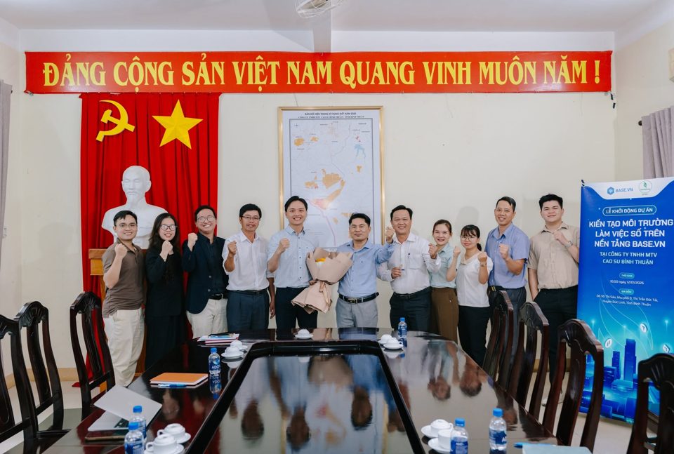 Cao su Bình Thuận — Kiến tạo không gian làm việc số, tăng tốc quản trị theo định hướng Tập đoàn Cao su Việt Nam
